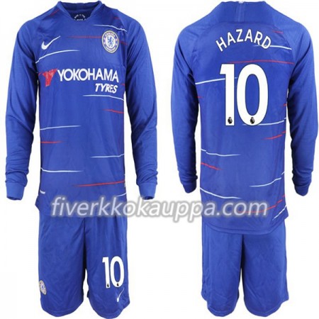 Jalkapallo Pelipaidat/Peliasut Chelsea Hazard 10 Lasten Kotipelipaita 2018-2019 Pitkähihainen Jalkapallo Pelipaidat/Peliasut Chelsea Hazard 10 Lasten Kotipelipaita 2018-2019 Pitkähihainen